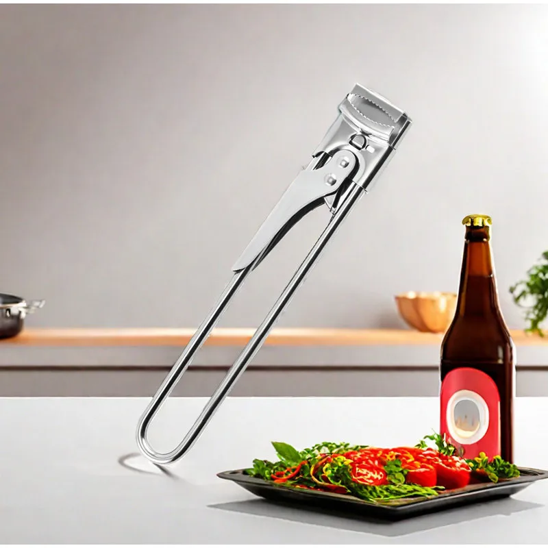 Adjustable Stainless Steel Bottle Cap Opener Multi-function Jar Opener Labor-saving Screw Can Kitchen Tools can opener bottle opener kitchen tools multifunctional tool