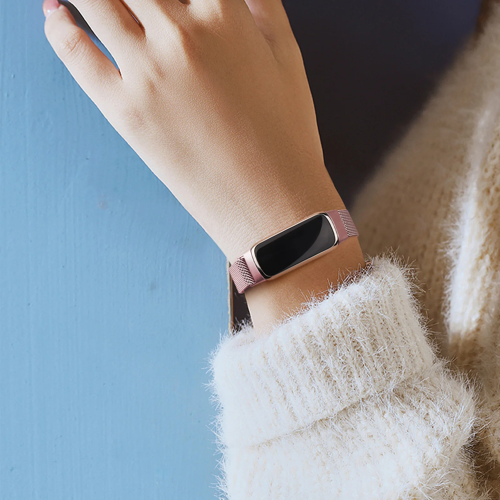 Fitbit Luxe Metal Magnetic Sport Strap Bracelet Replacement