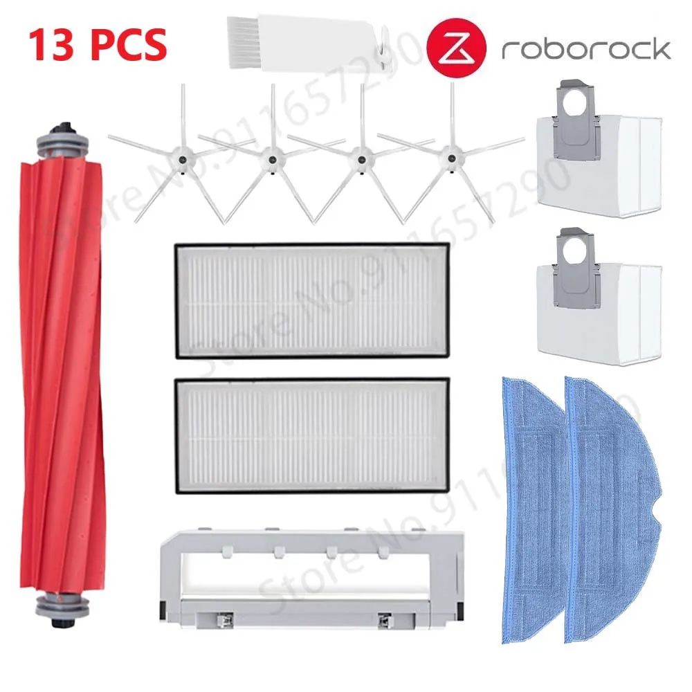 Kit Accessori Ricambio INF Per Roborock S7 MaxV / Ultra, T8 Plus, G10S, 17 Pezzi