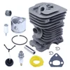 40mm Cylinder Piston Kit For Husqvarna 136 137 141 142 Chainsaw Repalce 530069941 Fuel Cap Filter Line Needle Bearing 4