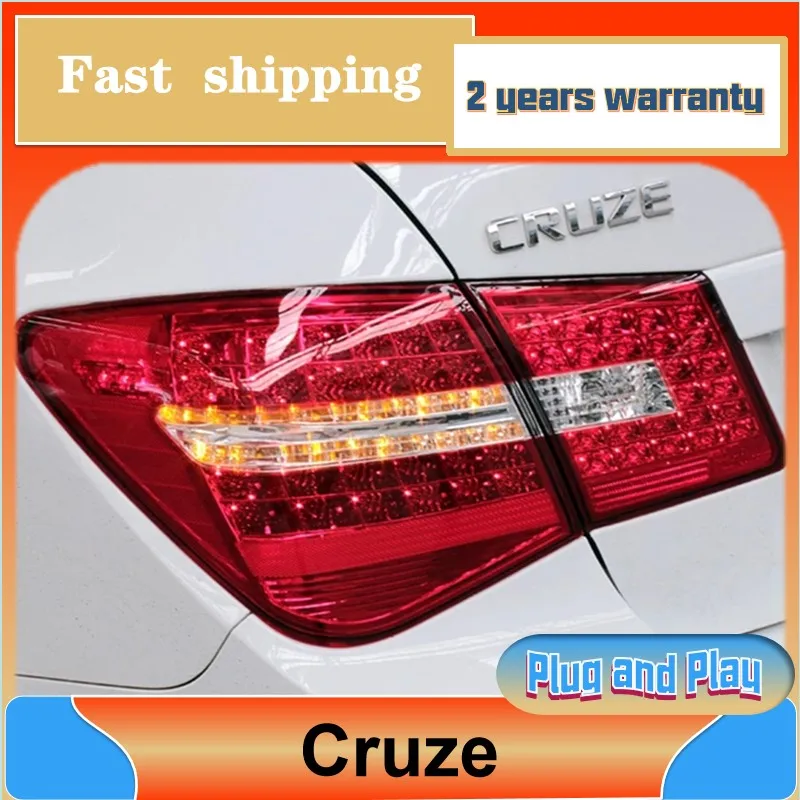 

Car Styling for Chevrolet Cruze Taillight 2009 2010 2011-2015 Cruze Tail Lights Rear DRL Fog Brake Reversing Turn Signal