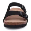 Shevalues Fashion Platform Cork Slippers For Women Men Classic Flats Sandals Summer Unisex Beach Sandals With Adjustable Buckle 5