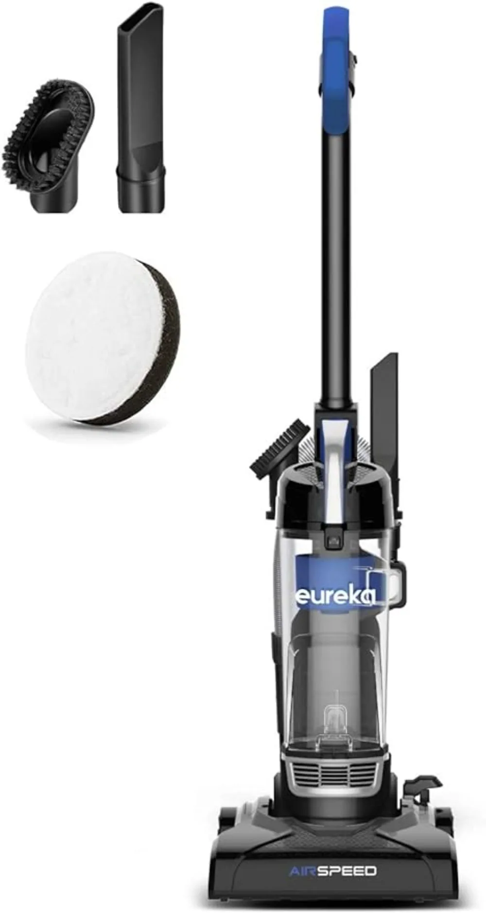 

Eureka Airspeed Ultra-Lightweight Compact Bagless Upright Vacuum Cleaner, Replacement Filter, Blue