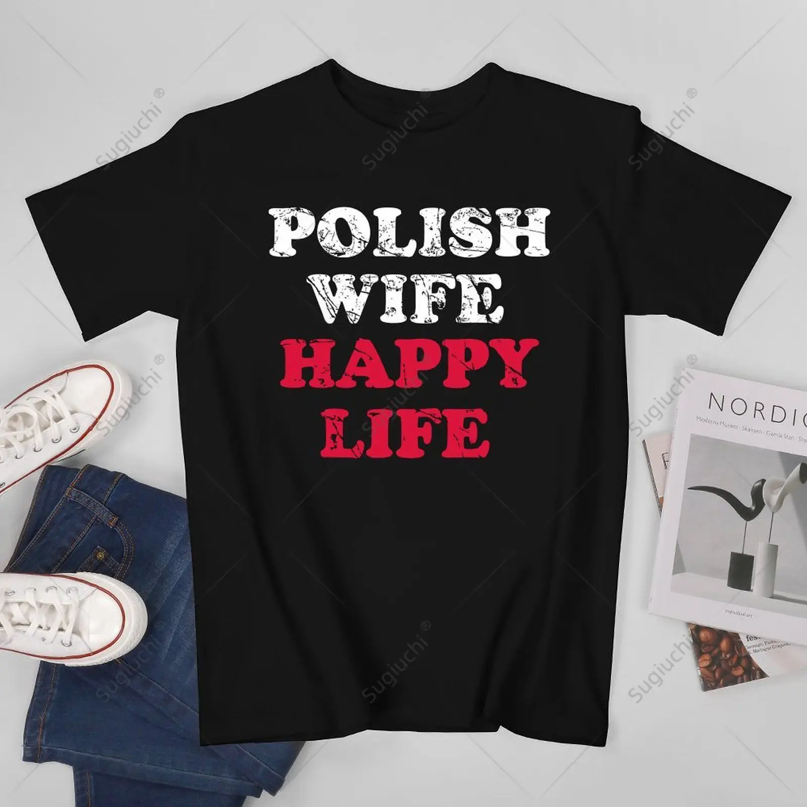 

Футболка унисекс из Польши для мужчин и женщин, 100% хлопок