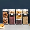 Food Storage Kitchen Containers Plastic Box Jars for Bulk Cereals Kitchen Organizers for Pantry Organizer Jars With Lid Home Set 5