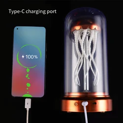 Octopus Audio Jellyfish luminous Atmosphere Lamp 4 Mode Bluetooth Birthday Valentines Day Gift Singing Dance Decoration Light