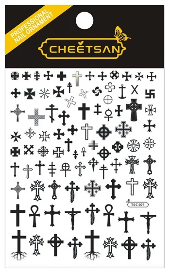 Sherlock TSC-027 3d Nail Art Sticker Slider Stamp Decor For Nails Accessories For Professionals 3