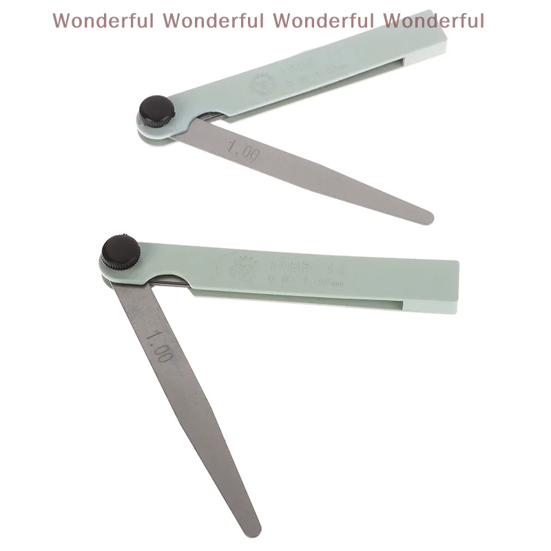 14/17 Feeler Gauge Metric Thickness Gauge Set Blades Feeler Stainless Steel Gap 0.05-1.0mm Thickness Filler Tool