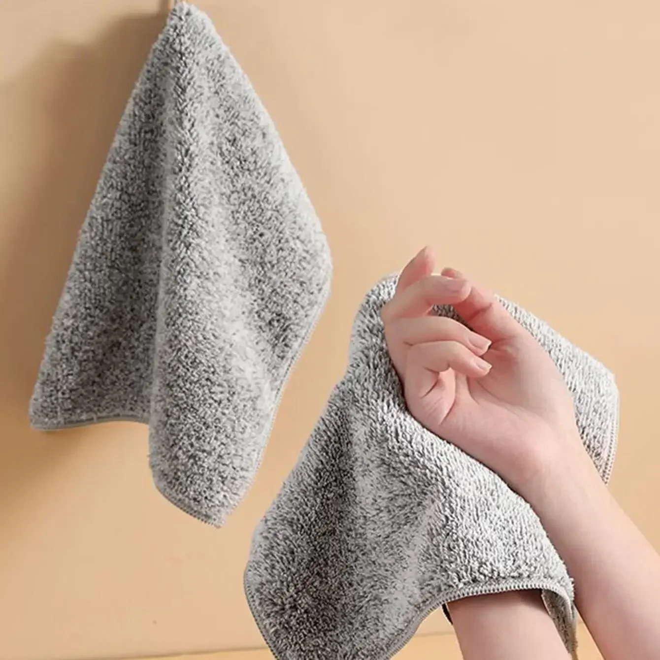Japanese 5pcs - Towel - Absorbent - Household use