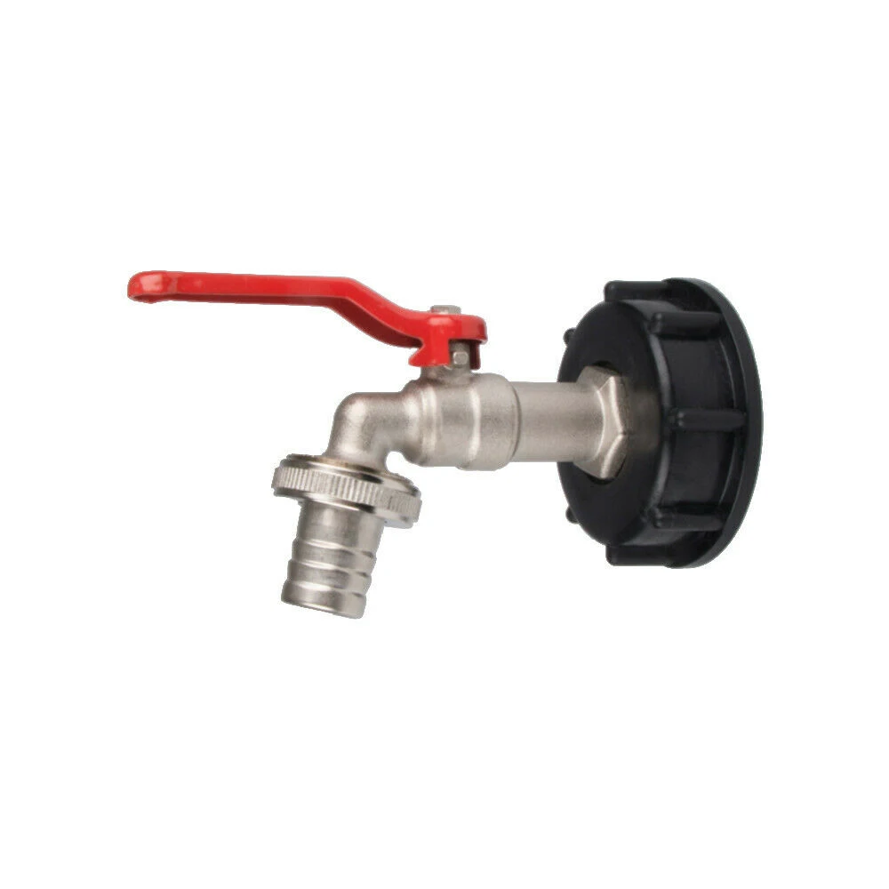 

Replacement Valve Fitting Parts IBC Tank Adapter with 3/4" Drainage Tap For Home Garden Water Connector