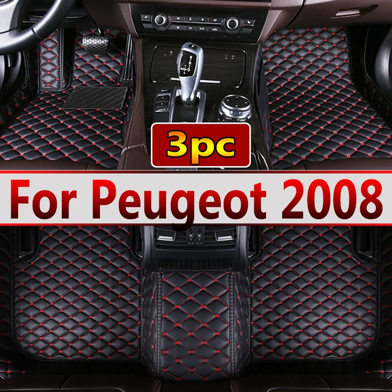 CarFloorMatsForPeugeot200820202021CarpetsFootPadsAccessories