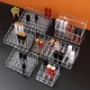 24/9 Grid Lipstick Box Acrylic Makeup Organizer Storage Box Lipstick Nail Polish Display Stand Holder Cosmetic Organizer Box 1