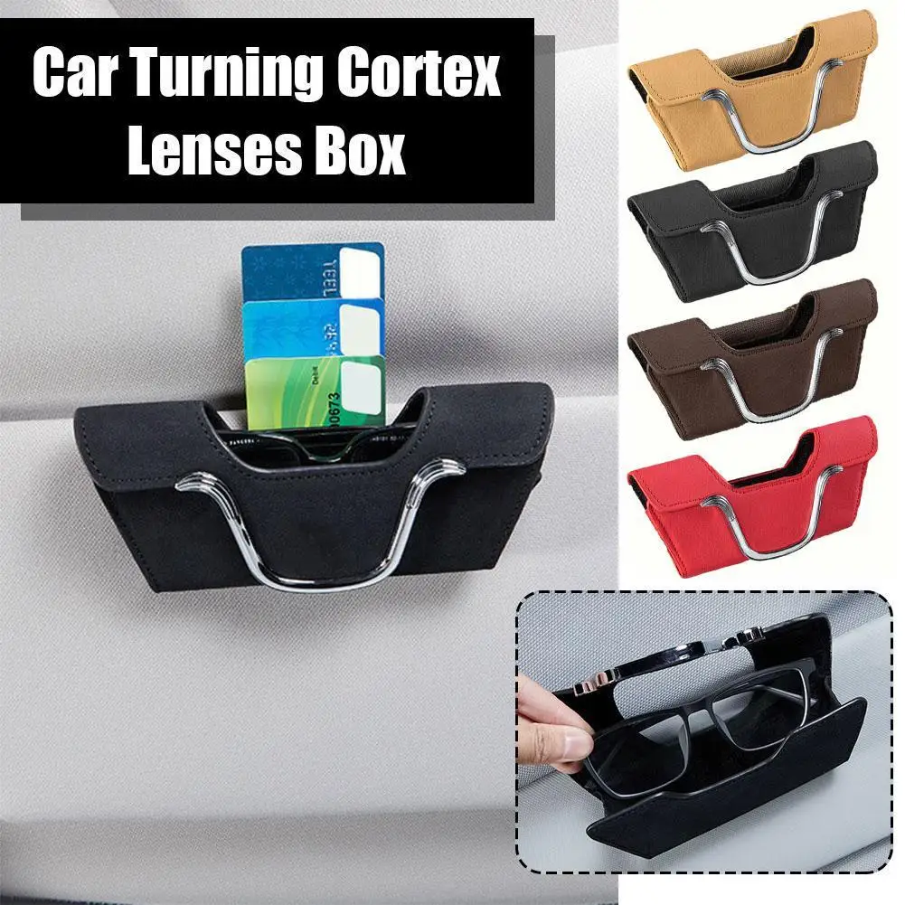 

Автомобильный держатель для очков, автомобильный солнцезащитный козырек, держатель для солнцезащитных очков, контейнер для хранения карт и билетов, аксессуары для интерьера автомобиля