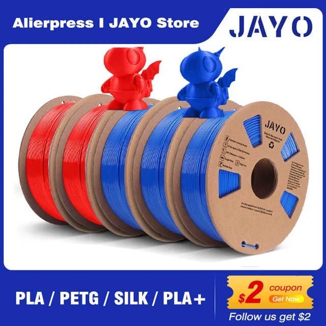 JAYO 3D PLA/PETG/PLA META/SILK/PLA PLUS 3D Printer Filament 1.75MM 5 KG  100% No Bubble DIY Tools Material for 3D Printer&3D Pen - AliExpress