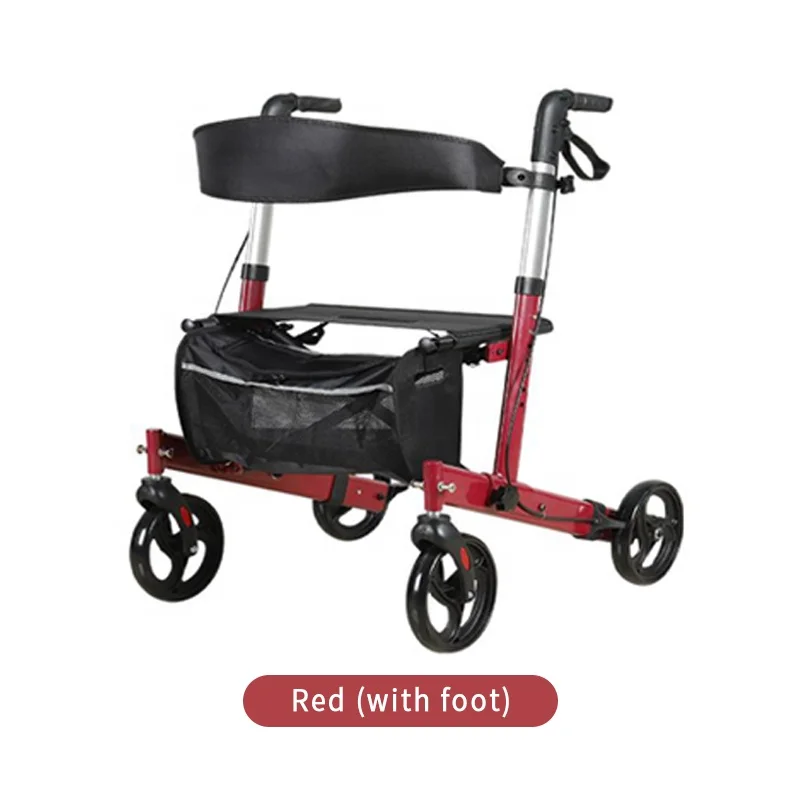 Junlaole Portable Folding Walker & Rollator Hot Sale Rehabilitation Walk Aids for Elders Top Seller