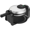 Stainless Steel Rotary Waffle Maker with Flip Handle Evenly Cooked Belgian Waffles Indicator Lights Compact Design Nonstick 1