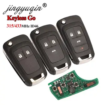 Keyforkess 315/433MHz ID46 KeylessGo chiave remota intelligente per Chevrolet Cruze Aveo Orlando Trax Lacrosse Encore Regal Verano 2/3/4/5B