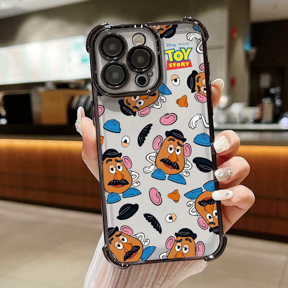 Enhanced Anti-Fall Airbag Phone Case with Plating Design