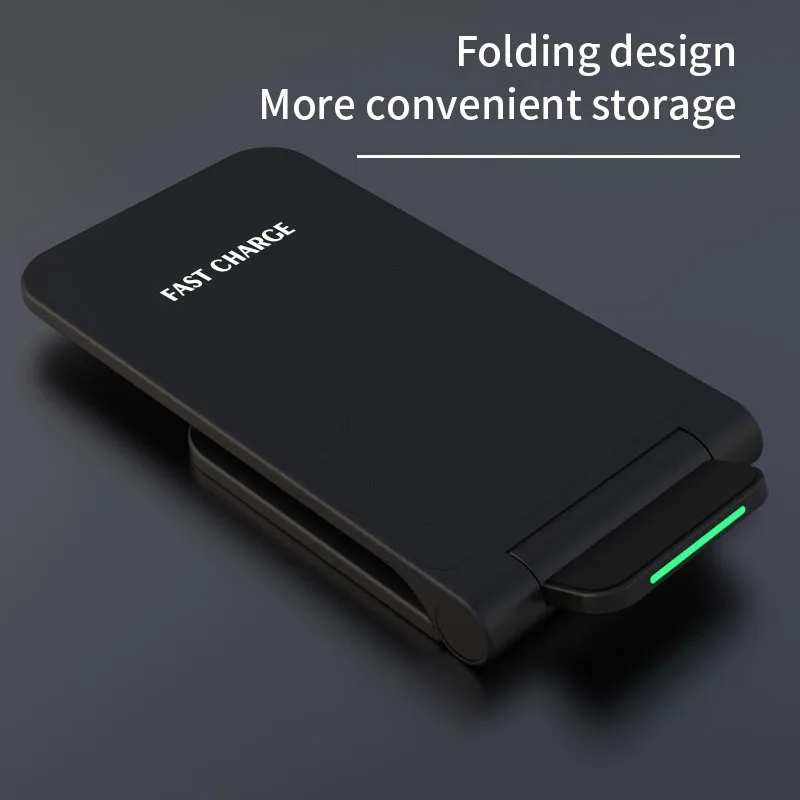 100W QI Wireless Charger Stand Foldable for iphone 16 13 14 15 Pro XR XS 8 Samsung S22 S21 S20 S9 xiaomi huawei