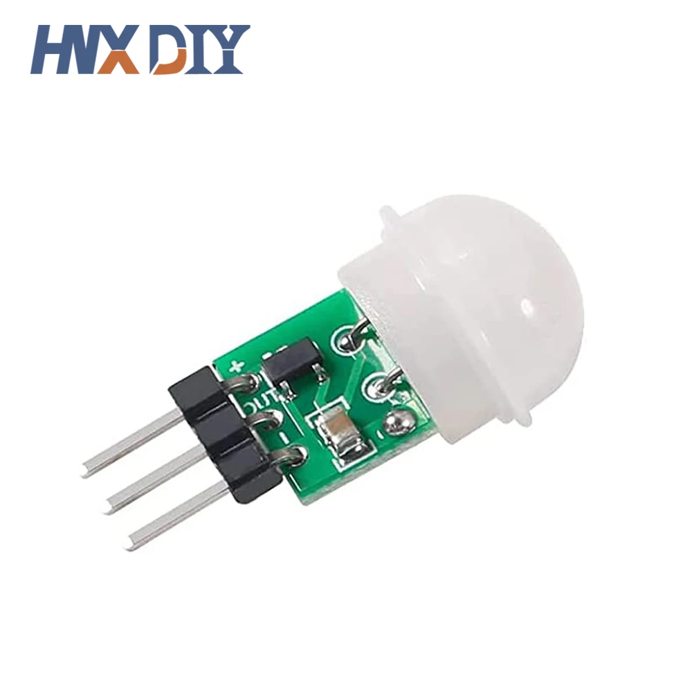 Mini capteur de mouvement infrarouge pyroélectrique PIR, détecteur automatique, technologie AM312, DC 2.7 à 12V, 1-10 pièces