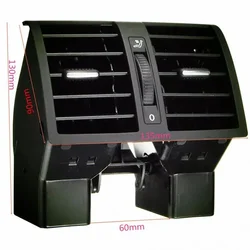 Enhanced Car Air Conditioning Rear Air Vent - Premium A/C Air Vent Outlet (1pc)