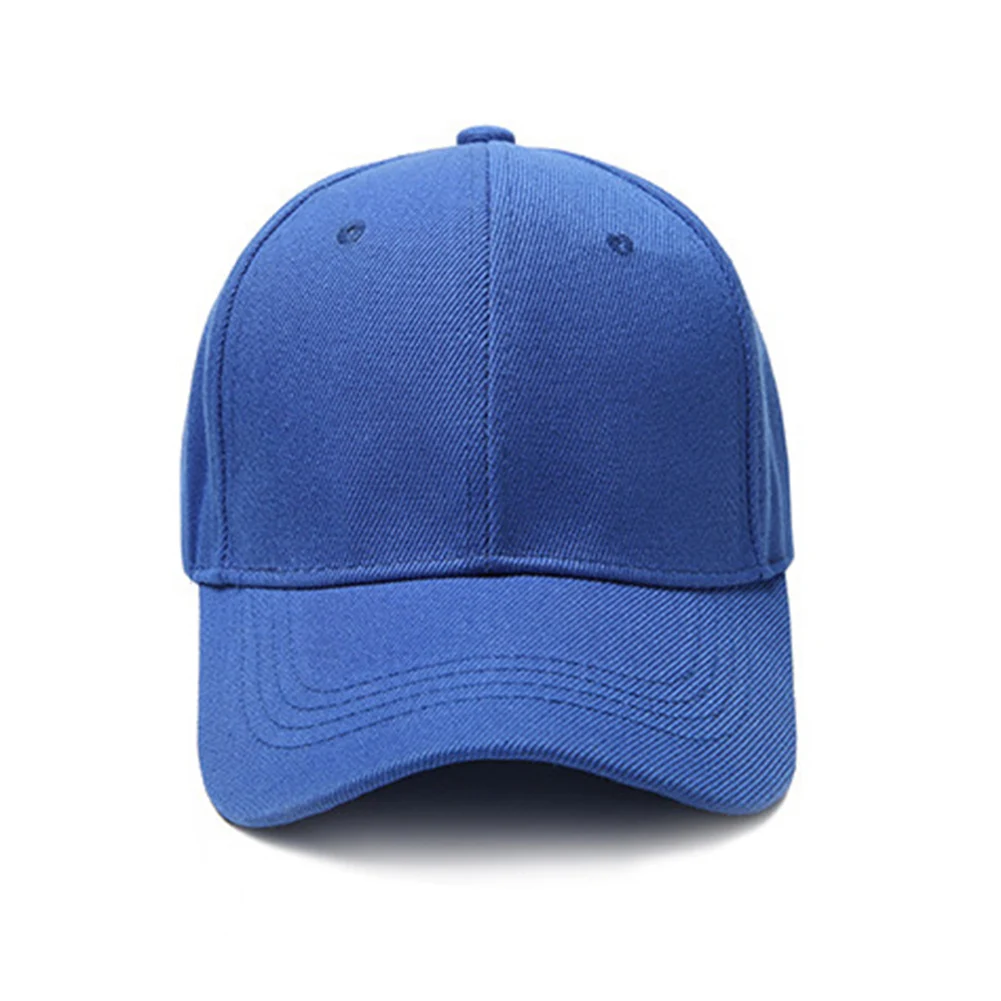 Unisex Hat Plain Curved Sun Visor Hat Outdoor Dustproof Baseball Cap Solid Color Fashion Adjustable Leisure Caps Men Women