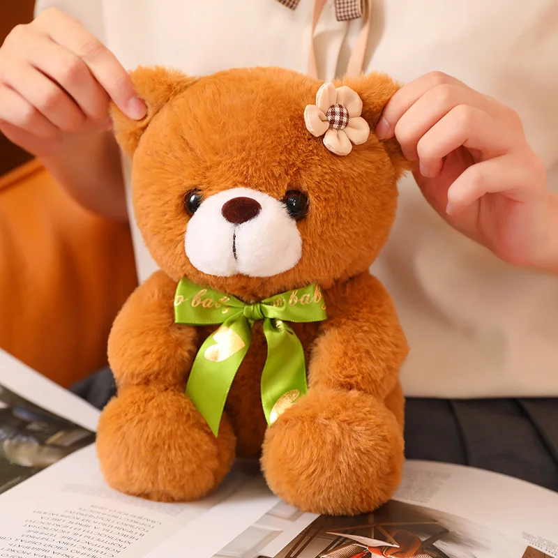 Cute Sitting Teddy Bear Plush Toy Kawaii Stuffed Animal