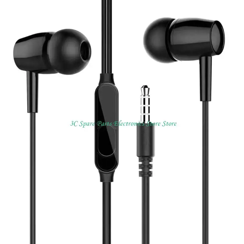 휴대폰 노트북용 마이크 범용 3.5mm 포트가 있는 SZ 유선 헤드폰