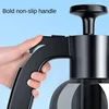 2L Hand Pump Foam Sprayer with 3 Types of Nozzle Hand Pneumatic Foam Cannon Snow Foam Car Wash Spray Bottle Car Window Cleaning 5
