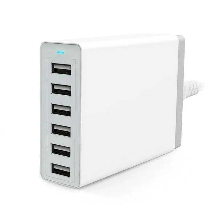 50W 6USB White