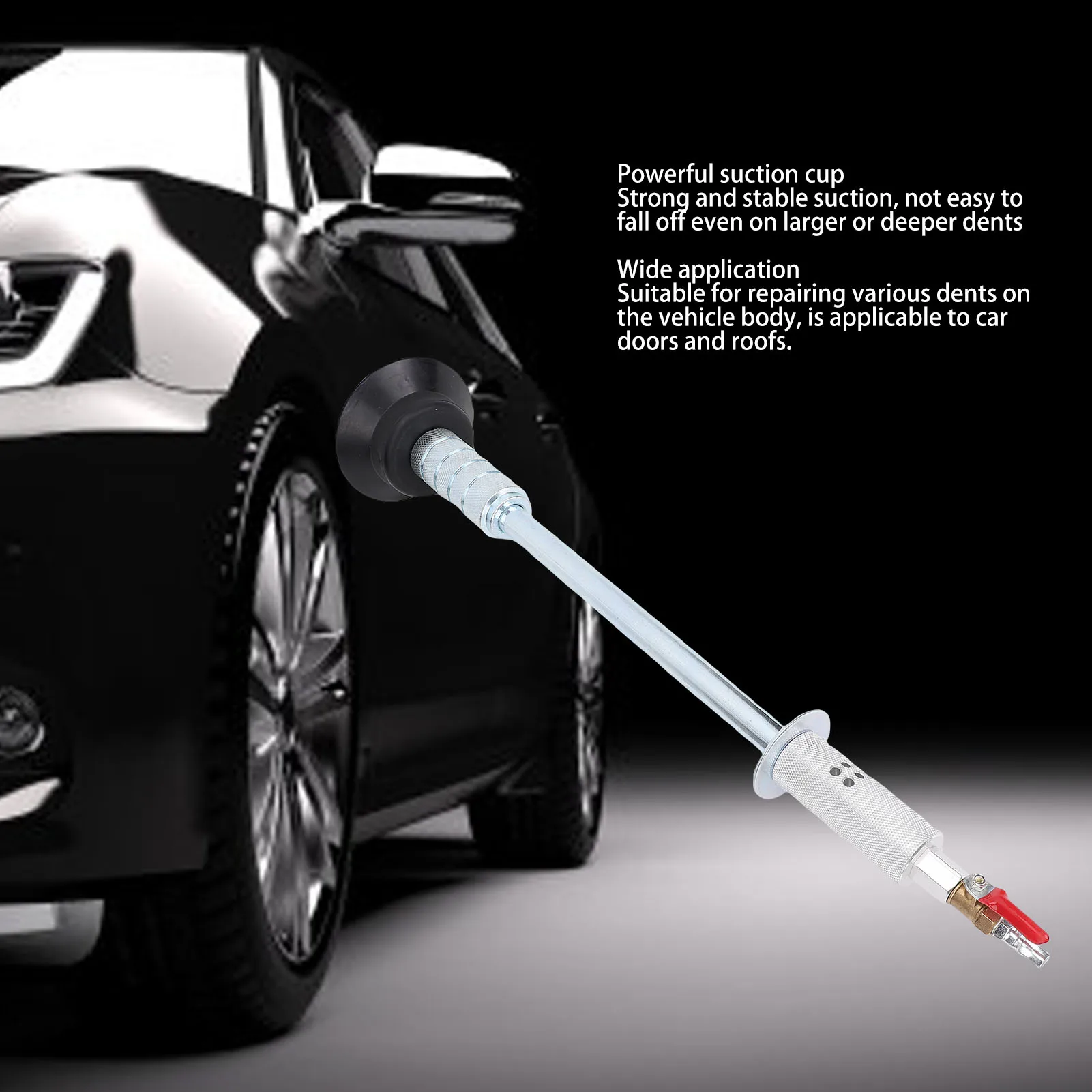 Air Pneumatic Car Dent Puller Wide Application Suction Cup Slide Hammer Dent Puller Easy To Operate Damageless for Vehicle SUV