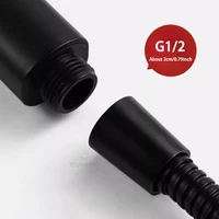 High Pressure Shower Head Set Water Saving Rainfall Spray Handheld 6 Jet Modes Shower Head with Hose Bathroom Accessories 6