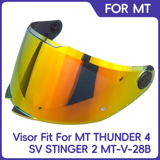 For Original MT THUNDER 4 SV STINGER 2 MT-V-28B V28B Replacement helmet shield