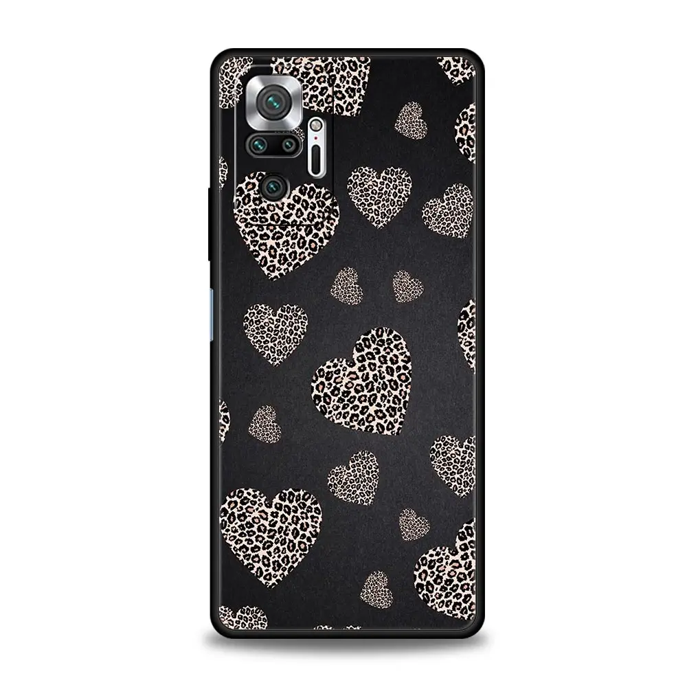 Gold Pink Rose Glitter Hearts Phone Case Cover