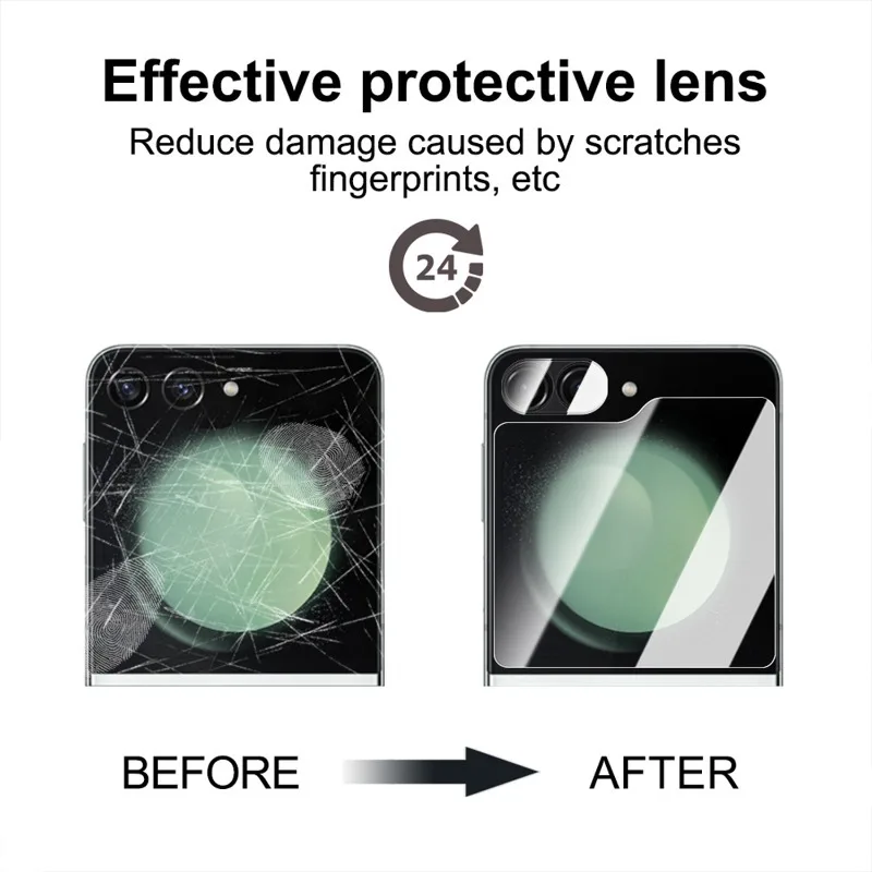 Premium Tempered Glass Screen Protector with HD Anti-Scratch Camera Lens Film