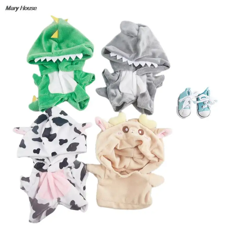 

Dinosaur Onesie Pants 20cm Doll Suit Pajamas Doll Clothes Doll Accessories