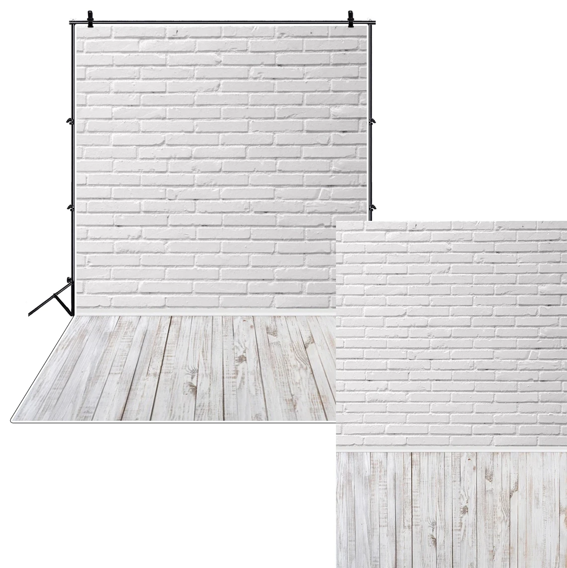 Wooden Board Floor Brick Wall Background For Photography Gradient Abstract Texture Baby Adult Art Portrait Backdrop Photo Studio photo backdrop