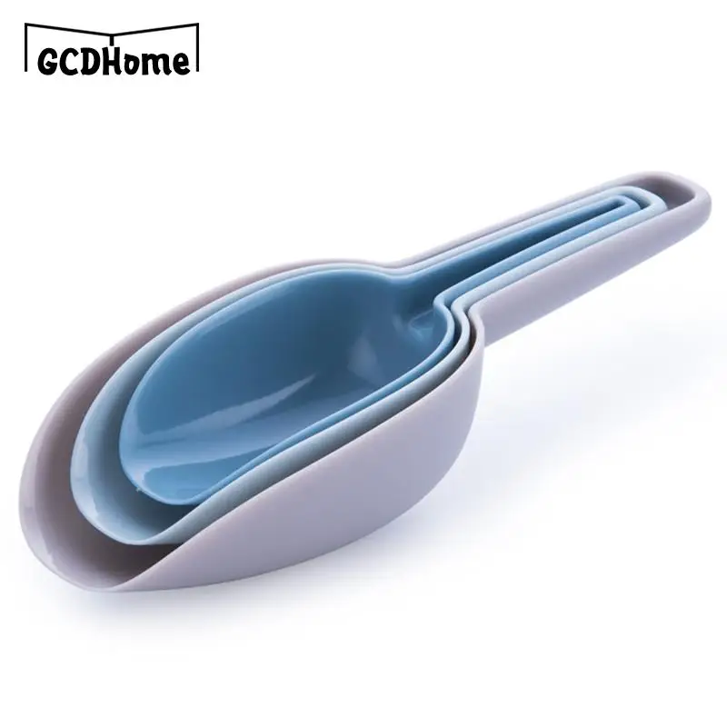 1/3PCS Plastic Ice Shovels Candy Dessert Party Buffet Scoop Frosted Rice Grains Flour Shovel Coffee Tea Serving Kitchen Bar Tool