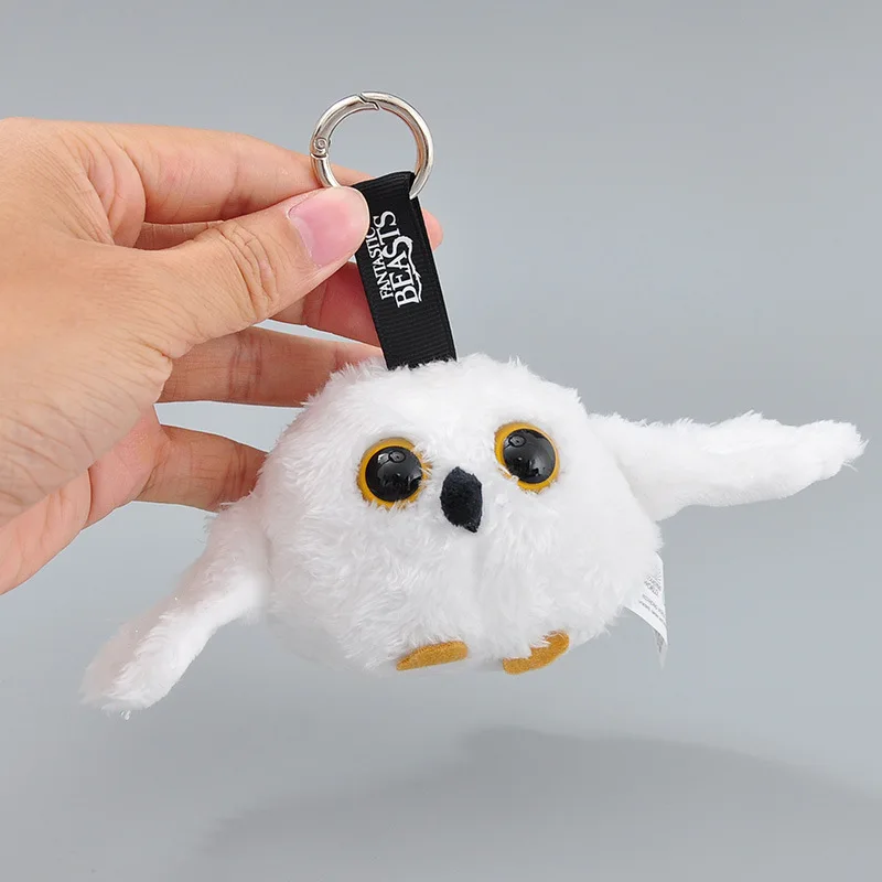 

Harry Potter Plush Doll Wizarding Academy Messenger Owl Kawaii Hedwig Movable Doll Backpack Pendant Children's Toys Gift