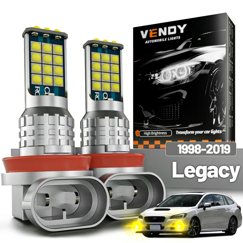 2개 LED 안개등 스바루 레거시 1998-2019 2004 2006 2009 2010 2011 2013 2014 2015 2016 2017 2018 2019 캔버스 액세서리