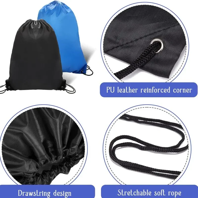 Gym Bag Backpack Hiking Backpack Eco Polyester Bundle Pocket Race Backpack Portable Waterproof Shopping Pack For Men Women Outdoor Sports