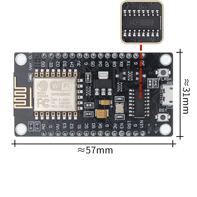 ตัวเลือกสินค้า โมดูล IoT ไร้สาย ESP8266 สำหรับโปรเจกต์อัจฉริยะ