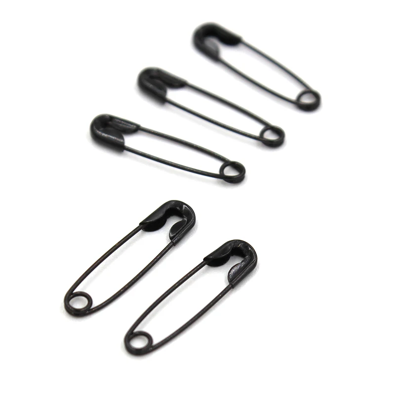 Silver Safety Pins Set - Stainless Steel Sewing & Brooch Accessories (50 Pieces)
