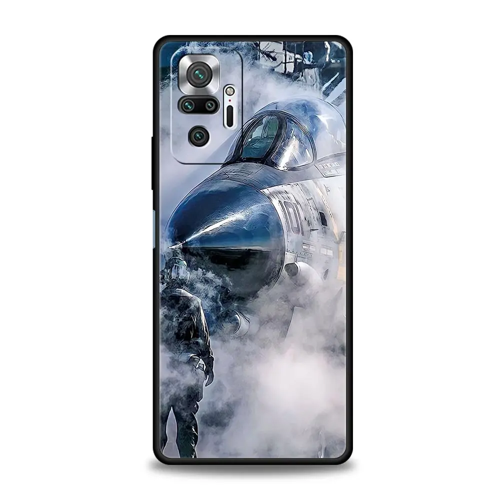 Soft Silicone Fighter Planes Phone Case Cover
