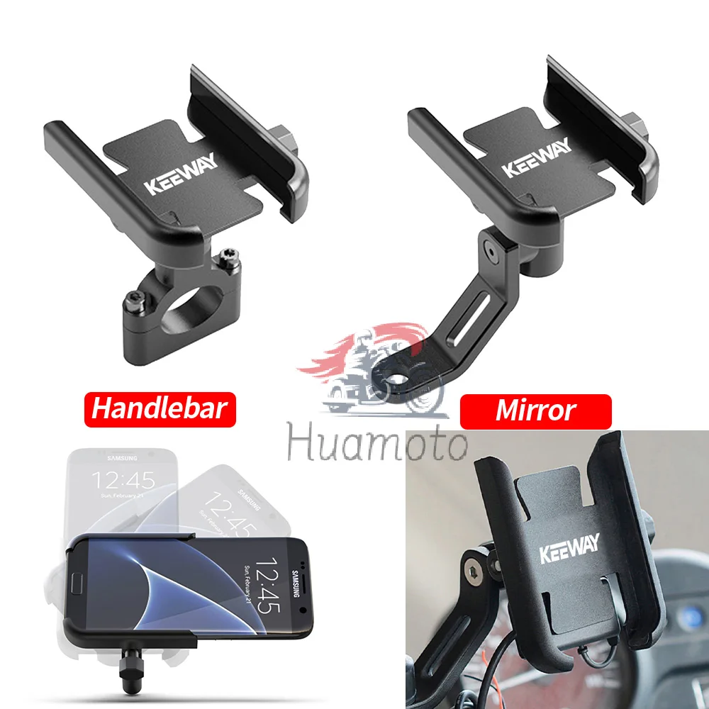 Logo Per Keeway Sr125 Tx 125 200 Vieste 300 Rkr Rkv Rkf 125 Rks 150 Manubrio Supporto Per Cellulare Accessori Moto Cnc