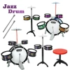 Kids Drum Set Toddler Jazz 7 Drums With Small Stool Drum Stick Set Music Instrument Educational Toy Beginners Montessori Gift 1