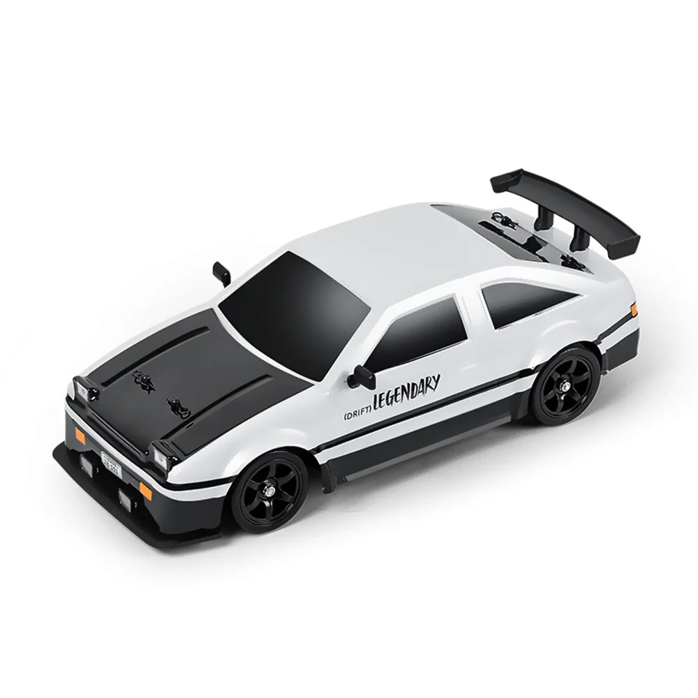 1/16 2.4G 4WD Drift RC Car Spray LED Light High Speed Remote Control Car Models Toys for Boy Kids Children Gifts 5