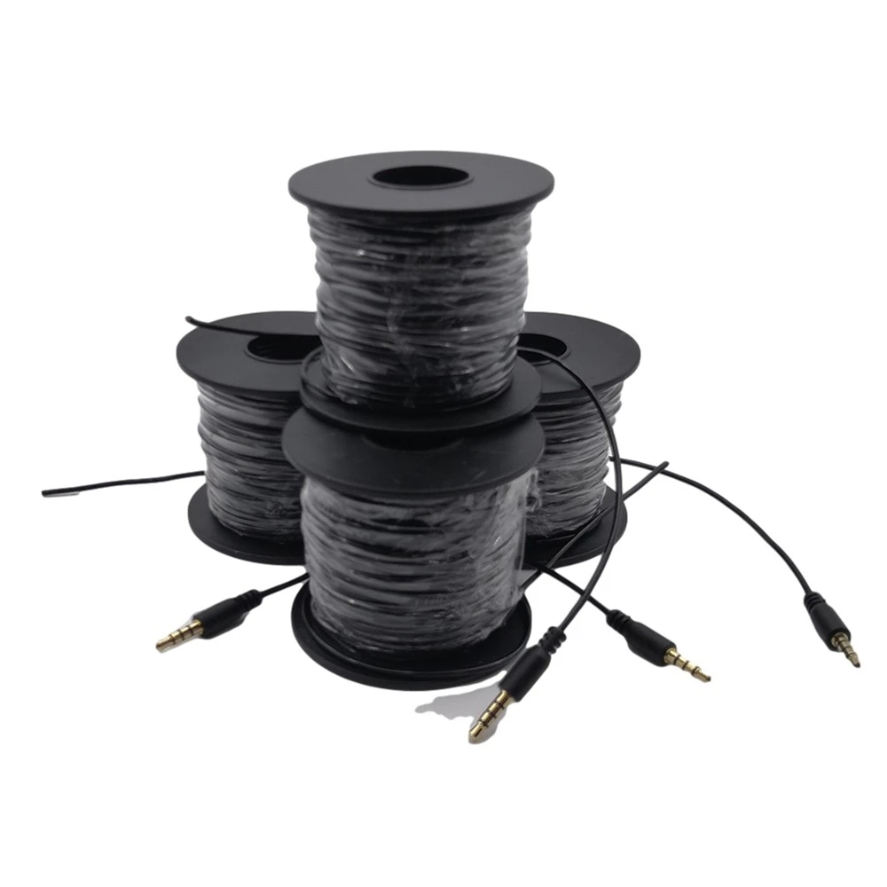 Fishing Accessories Fish Finder Ice Fishing Camera Cable Underwater Camera Cable Data Transmission Line 3.5mm Earphone 15 m 20 m 30m