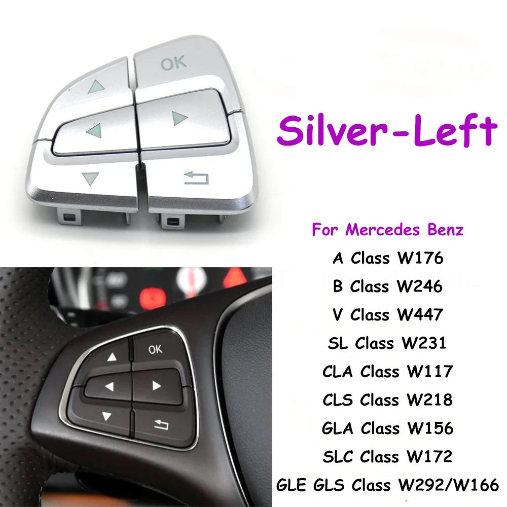 W176 W246 W156 W166 W292 W117 W218 W231 W447 Auto Innen Multifunktions Lenkrad Control Schalter Tasten Für Mercedes Benz – Detail 12