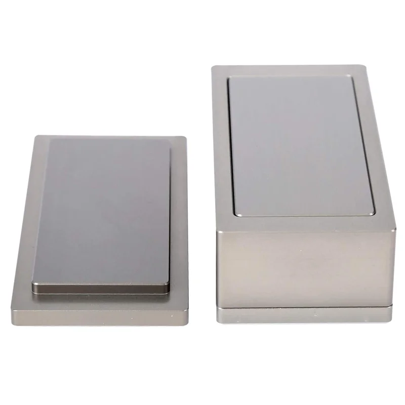Rosin Machine Pre-Pressing Plate Pure Aluminum Pre-Pressing Mould Plate With Silicone Box 2X4in
